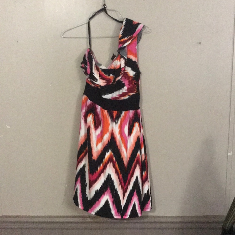 One shoulder dress